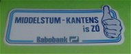 Sticker Middelstum-Kantens is ZO(rabobank) - 1 - Thumbnail