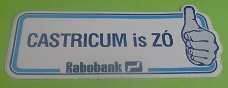 Sticker Castricum is ZO(rabobank)