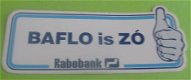 Sticker Baflo is ZO(rabobank) - 1 - Thumbnail
