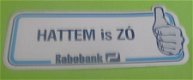 Sticker Hattem is ZO(rabobank) - 1 - Thumbnail