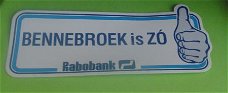 Sticker Bennebroek is ZO(rabobank)