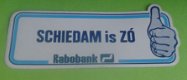 Sticker Schiedam is ZO(rabobank) - 1 - Thumbnail
