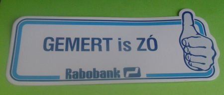 Sticker Gemert is ZO(rabobank) - 1