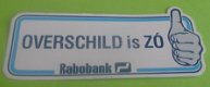 Sticker Overschild is ZO(rabobank) - 1 - Thumbnail