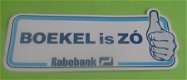 Sticker Boekel is ZO(rabobank) - 1 - Thumbnail