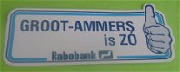 Sticker Groot-Ammers is ZO(rabobank) - 1 - Thumbnail