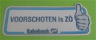 Sticker Voorschoten is ZO(rabobank) - 1 - Thumbnail