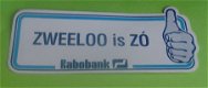 Sticker Zweeloo is ZO(rabobank) - 1 - Thumbnail