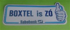 Sticker Boxtel is ZO(rabobank)