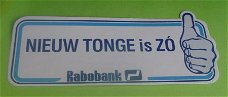 Sticker Nieuw Tonge is ZO(rabobank)