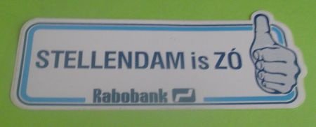 Sticker Stellendam is ZO(rabobank) - 1