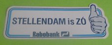 Sticker Stellendam is ZO(rabobank)