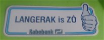 Sticker Langerak is ZO(rabobank) - 1 - Thumbnail