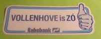 Sticker Vollenhove is ZO(rabobank) - 1 - Thumbnail