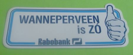 Sticker Wanneperveen is ZO(rabobank) - 1