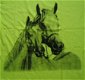 Meisjes BIG SHIRT Paard print LIME maat 152 - 2 - Thumbnail