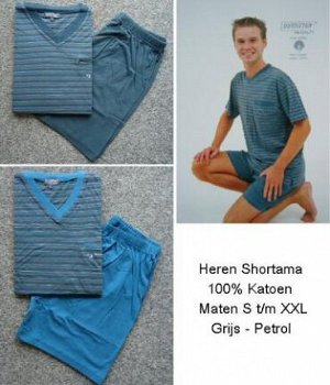 HEREN SHORTAMA Grijs maat L - 5