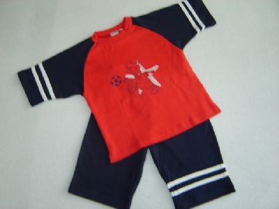 NIEUWE Stoere Jongens Tricot Shortama maat 116 - 1