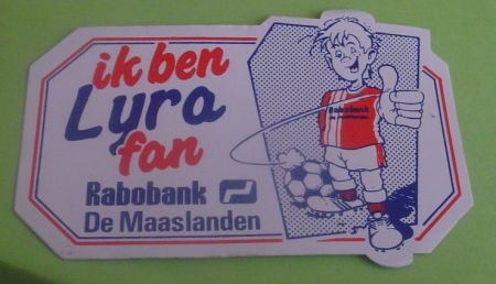 Sticker Ik ben Lura fan De Maaslanden(rabobank) - nr. 1