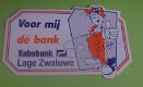Sticker Voor mij de bank Lage Zwaluwe(rabobank) - 1 - Thumbnail