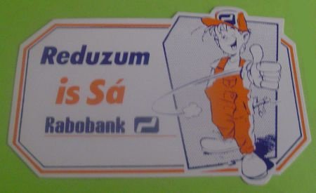 Sticker Reduzum is Sá(rabobank) - 1