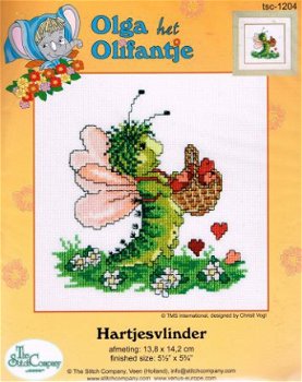 OLGA HET OLIFANTJE BORDUURPAKKET HARTJESVLINDER - 1