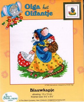 OLGA HET OLIFANTJE BORDUURPAKKET BLAUWKAPJE - 1