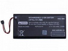 450mAh/1.67Wh Nintendo HAC-006 batería reemplazable para Nintendo batería