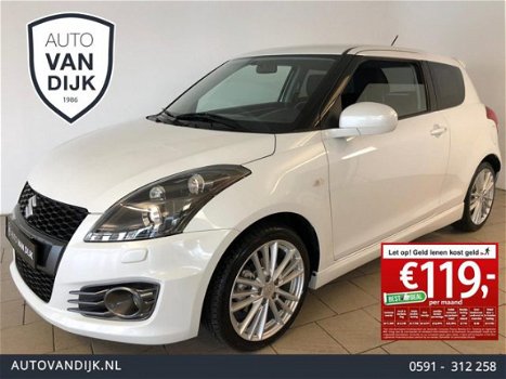 Suzuki Swift - 1.6 Sport PARELMOER WIT AIRCO CLIMA KEYLESS BLUETOOTH DUBBELE UITLAAT STOELVERW NIEUW - 1