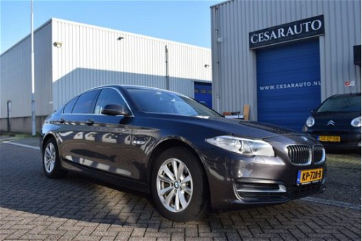 BMW 5-serie - 518d Luxury Edition AUTOMAAT / OPEN DAK / LEER / 137 DKM - 1