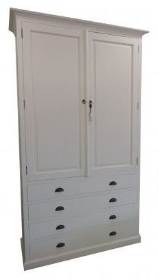 Kabinetskast Almen wit 120 x 50 x 220cm - nr. 1