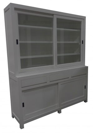 Winkelkast Dimolfetta wit - wit 180 x 50/40 x 215cm greeploos - nr. 1