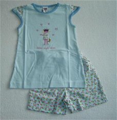 Meisjes Tricot  Shortama Queen  maat 110  Bleu