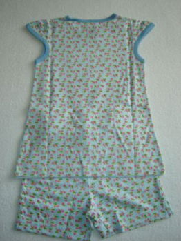 Meisjes Tricot Shortama Queen maat 104 Bleu - 3