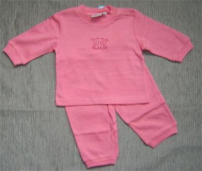 NIEUWE Feetje Tricot pyjama maat 56 roze - 1