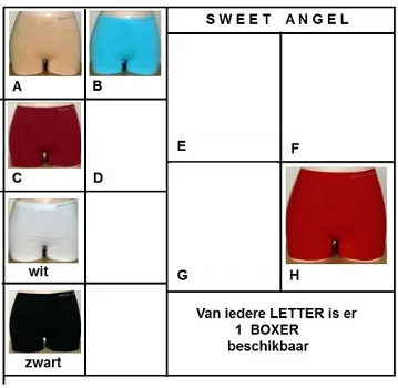 Mooie naadloze DAMES boxers (Hoog) maat XL/XXL - 1