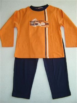 NIEUWE Stoere Jongens Tricot PYJAMA maat 104 - 1