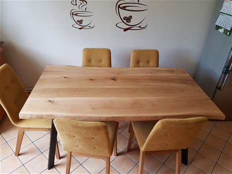 Eiken Tafel op maat , elke maat, elke kleur, elke poten - 2