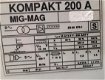 Lastoestel 400 volt Lasapparaat MIG MAG 200 amp. D+L - 3 - Thumbnail