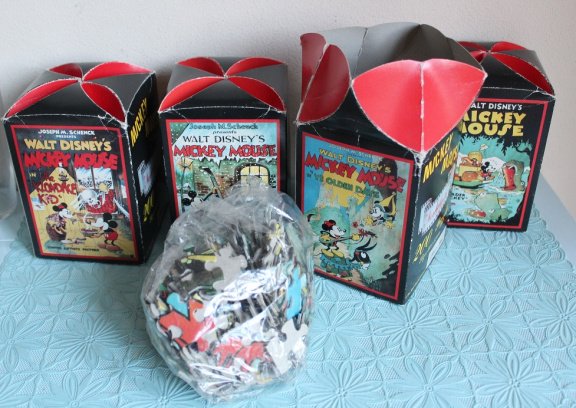 4 Walt Disney's puzzels Mickey Mouse - Afbeelding 2