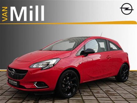 Opel Corsa - 1.0T 90PK Online Edition | 17 Inch Velgen | Zwart Dak | Getint Glas | Lage KM-Stand | - 1