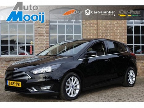 Ford Focus - 1.0 Titanium 2016, Slechts 35.281 km, Navigatie, 125PK, Clima, Bluetooth, Cruise, Telef - 1