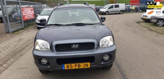 Hyundai Santa Fe - 2.4i-16V 4WD Navy , met Clima - 1