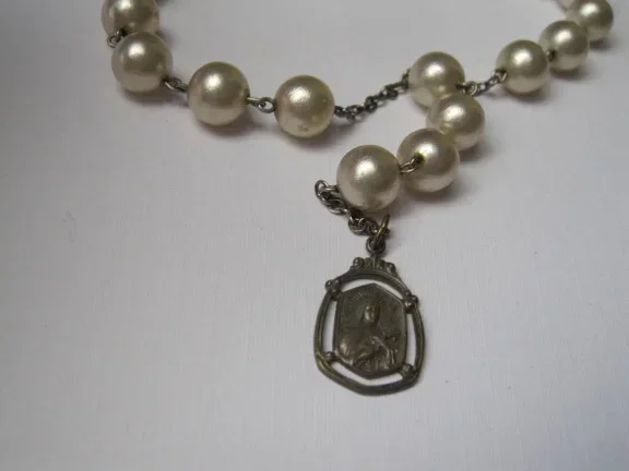 Rozenkrans hand pols met St. Theresa - Afbeelding 5