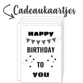 Cadeaukaartjes a little thank you - 50 stuks - 4