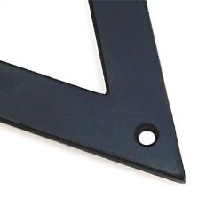 Luxe klokkenstoel met stelschroeven voor klokken tot br. 25 cm.