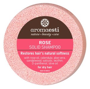 Natuurlijke shampoo bar rozen voor droog haar - nr. 1