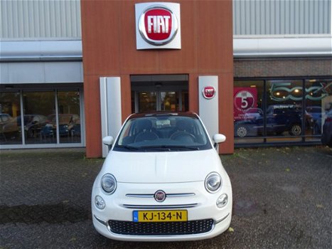 Fiat 500 - TwinAir 80 Lounge Automaat 1e Eig AIRCO/LMV/PARKPILOT/BLUETOOTH/ELEK - 1