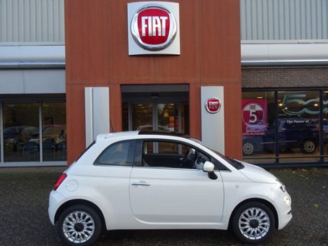 Fiat 500 - TwinAir 80 Lounge Automaat 1e Eig AIRCO/LMV/PARKPILOT/BLUETOOTH/ELEK - 1