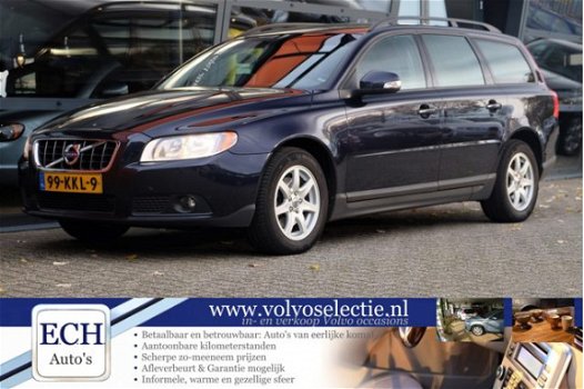 Volvo V70 - 2.4D 175pk Automaat, Leer, Navi, Stoelverwarming - 1